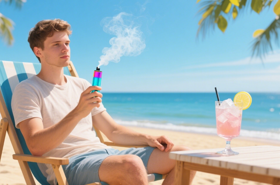 Vasara un ledainā bauda: Atdzesējošo garšu e-cigarešu pievilcība siltajā sezonā