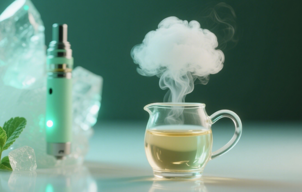 Svaigs elpas vilciens: kā vaniljas piparmētru garša pārvērš ikdienas vapingu par atsvaidzinošu rituālu