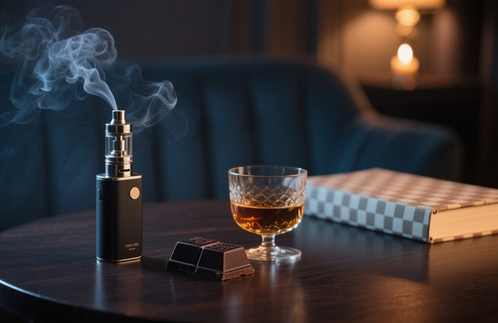 Šokolādes un spirta aromāts tavā kabatā: Elektroniskā cigarete ar liķiera šokolādes garšu kā ikdienas greznība