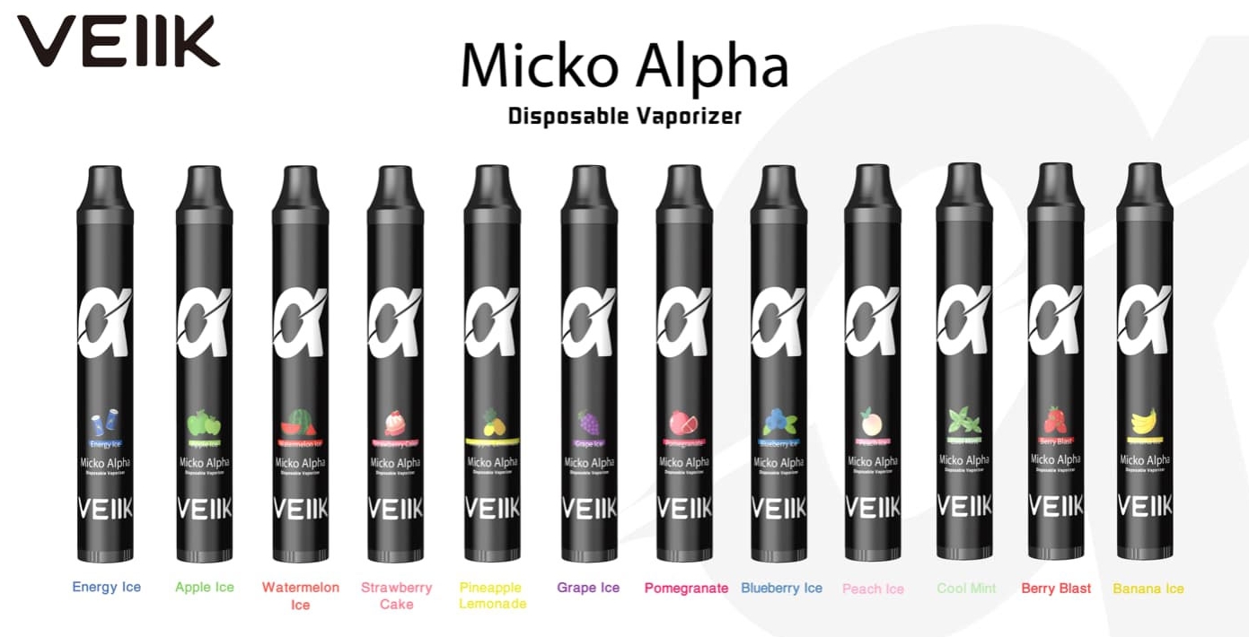 VEIIK Micko Alpha 600 Puffs Vape: Jūsu ideālais ābolu ledus pavadonis